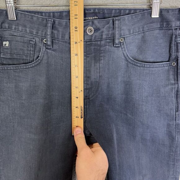Scotch & Soda Ralston Jeans Mens 33x29 Blue Denim Zip Fly Cotton Casual - Picture 6 of 10